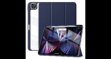 Solidenz Hybrid Hoes iPad Air 11 inch (M4 / M3 / M2) - iPad Air 10.9 inch (Air 5 / Air 4) / iPad Pro 11 inch - Donkerblauw