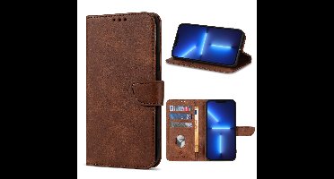 Solidenz bookcase iPhone 13 Pro - Bruin