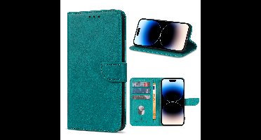 Solidenz bookcase iPhone 15 Plus - Blauw