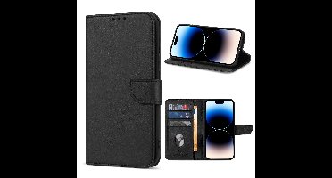 Solidenz bookcase iPhone 15 Pro - Zwart