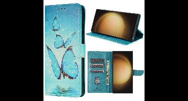 Solidenz bookcase Samsung S24 Ultra - Vlinders