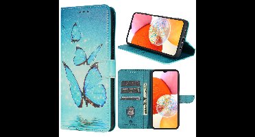 Solidenz bookcase Samsung Galaxy A15 - Vlinders