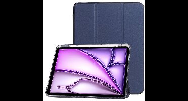 Shockproof Folio Case iPad Air 13 inch (M4 / M3 / M2) - iPad Pro 12.9 inch 2022/2021 - Donkerblauw