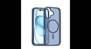 Solidenz FrostMag iPhone 16 hoesje - Donkerblauw