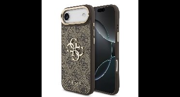 Guess 4G Metal Logo iPhone Air hoesje - Bruin