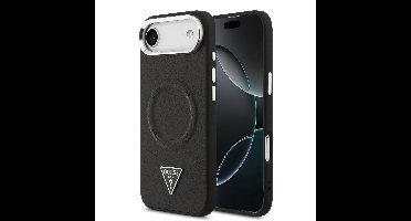 Guess Triangle Logo iPhone Air hoesje met MagSafe - Zwart
