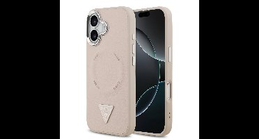 Guess Triangle Logo iPhone 17 hoesje met MagSafe - Roze
