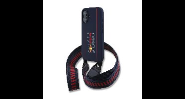 Red Bull iPhone 16 Hoesje met MagSafe en Koord - Vertical Logo