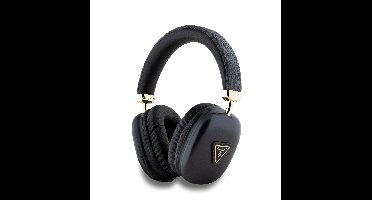 Guess PU Leather 4G Triangle Logo Draadloze Koptelefoon - Zwart