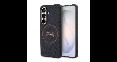 Red Bull PU Leather Meshed Magnetisch Hoesje Samsung Galaxy S26 - Donkerblauw