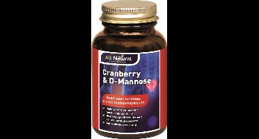 All Natural Cranberry 250mg & D-mannose 250