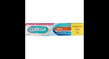Corega Ultra kleefcreme voor de gebitsprothese