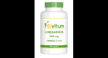 Elvitaal/elvitum Lijnzaadolie omega 369