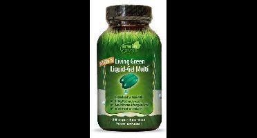 Irwin Naturals Living green liquid gel multi for men
