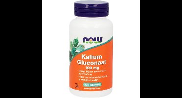 NOW Kalium gluconaat 100mg