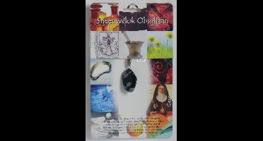 Steengoed Hanger gezondheidssteen sneeuwvlok obsidiaan