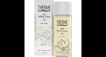 Therme Zen white lotus bath oil