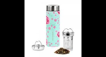 Yoko Drinkfles cherry blossom + theefilter iso 350ml