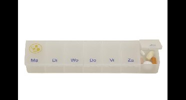 Able 2 Pillendoos 1 week transparant NL