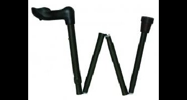 Able 2 Wandelstok anatomisch opvouw zwart rechts