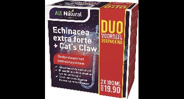 All Natural Echinacea extra forte + cat's claw