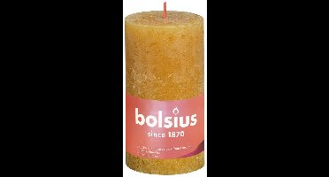 Bolsius Rustiekkaars shine 130/68 130/68 honeycomb yellow