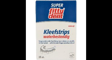 Fittydent Kleefstrips voor onderprothesen