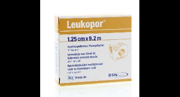 Leukopor Hechtpleister 9.2m x 1.25cm +D 76447
