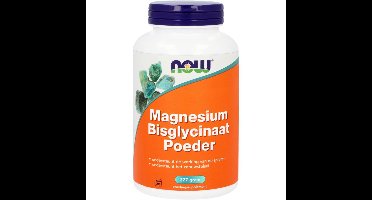 NOW Magnesium bisglycinaat poeder