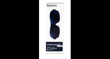 Ohropax Slaapmasker blauw geweven