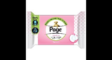 Page Vochtig toiletpapier sensitive navulling