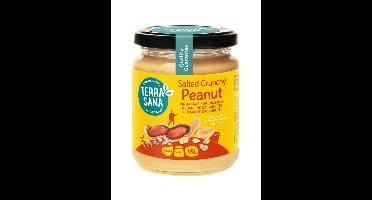 Terrasana Pindakaas crunchy met zeezout bio