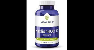 Vitakruid Visolie 1400 met D3 Triglyceriden EPA 40% DHA 30%