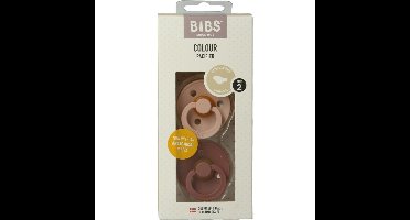 Bibs Fopspeen anatomical maat 2 blush/woodstock