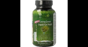 Irwin Naturals Living green liquid gel multi for women