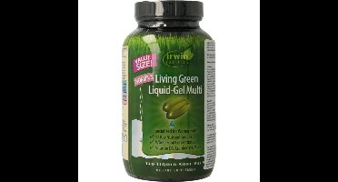 Irwin Naturals Living green liquid gel multi for women