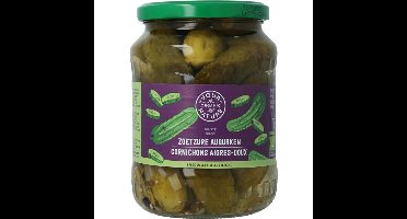 Your Organic Nat Augurken zoetzuur bio
