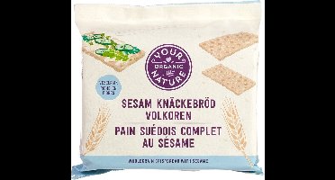 Your Organic Nat knackebrod volkoren sesam bio