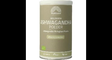 Mattisson Ashwagandha poeder withania somnifera bio