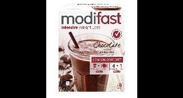 Modifast Intensive milkshake chocolade 8 zakjes