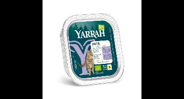 Yarrah Kattenvoer pate met kip en kalkoen bio