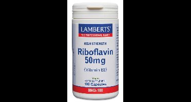 Lamberts Vitamine B2 50mg (riboflavine)