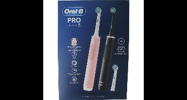 Oral B Elektrische tandenborstel pro 3 3900 black pink
