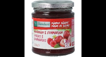 Damhert Confituur aardbei/framboos low carb