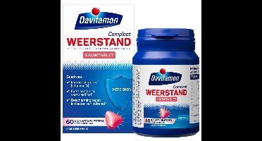 Davitamon Compleet weerstand kauwvitamines aardbei