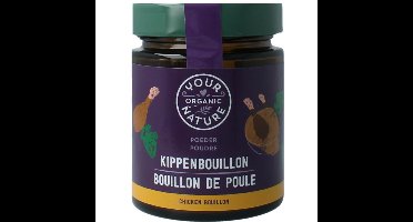 Your Organic Nat Heldere kippenbouillonpoeder zonder gist bio