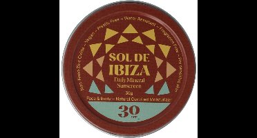 Sol de Ibiza zonnebrandcreme spf30 mini bio