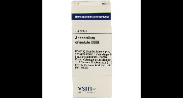 VSM Anacardium orientale 200K