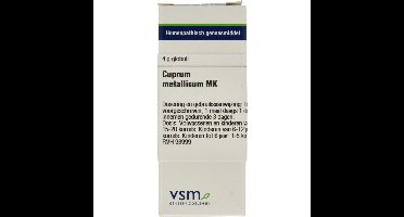 VSM Cuprum metallicum MK