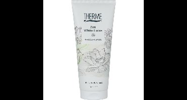 zen white lotus shower satin